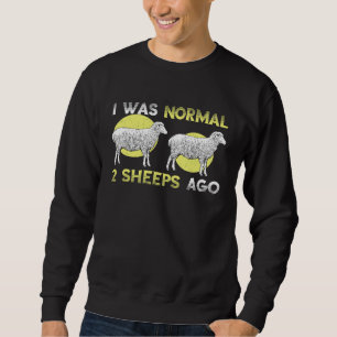 Sudadera Era un granjero de ovejas normal cordero granja an