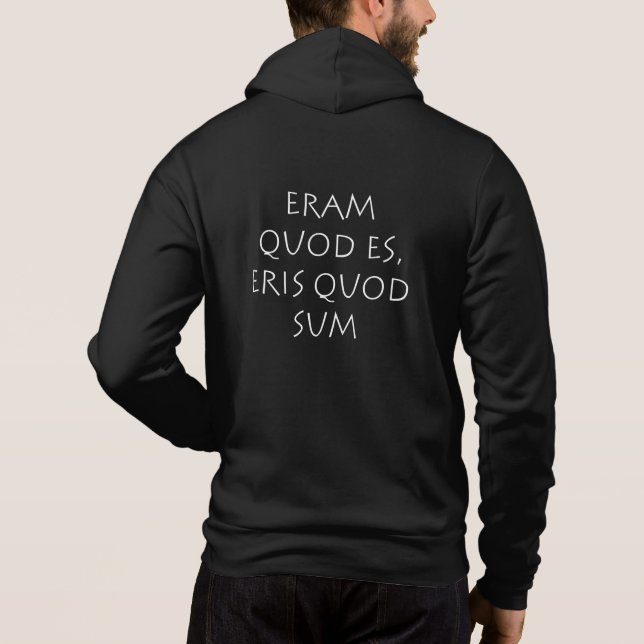 Sudadera Eram quod es eris quod sum (Reverso)