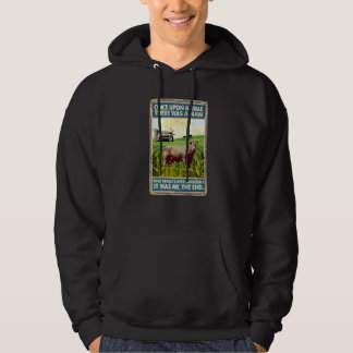 Sudadera Érase una vez un hombre raza de vaca limous