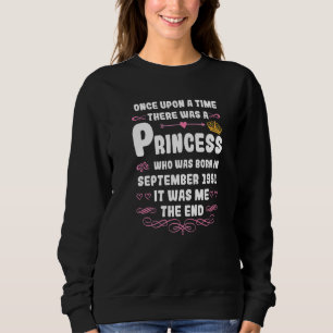 Sudadera Érase una vez una princesa el 19 de septiembre