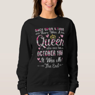 Sudadera Érase Una Vez Una Reina Nacida En Octubre De 1966