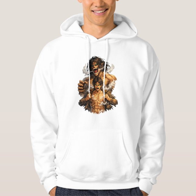 Sudadera Eren Yeager – Forma de Titán Camiseta de Anime de  (Anverso)
