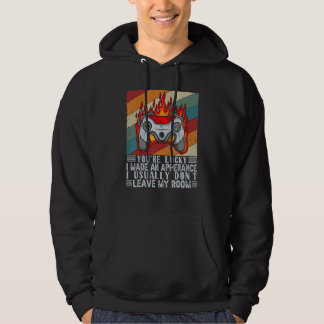 Sudadera Eres Afortunado De Que Hice Una Aparición Videojue
