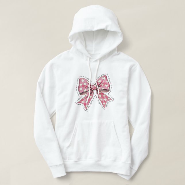 Sudadera Eres digno, eres hermoso (Diseño del anverso)