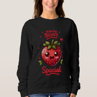 Sudadera Eres especial de Berry. Fresa.