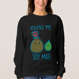 Sudadera Eres gracioso como mi amigo de soya