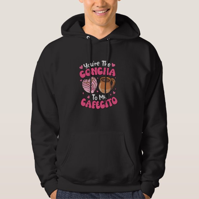 Sudadera Eres la Concha a mi Cafecito Concha Lover Coff (Anverso)