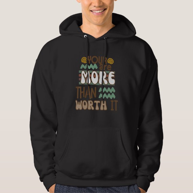 Sudadera Eres Más Que Digno (Anverso)