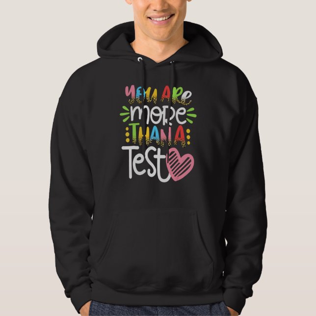 Sudadera Eres Más Que Un Leopard De Test Score Test Day (Anverso)