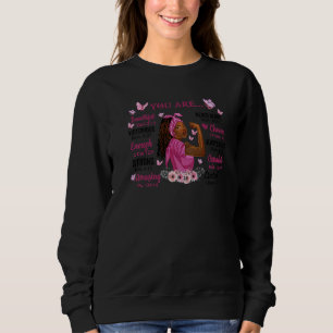 Sudadera Eres Mujeres Negras Afroamericanas Pelo Revuelto