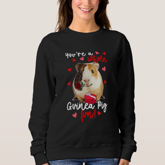 Sudadera Eres un conejillo de indias divertido conejillo de (Anverso)