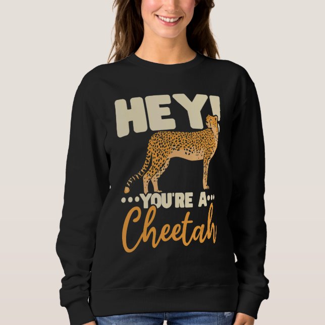 Sudadera Eres un cuidador de animales salvajes de guepardos (Anverso)