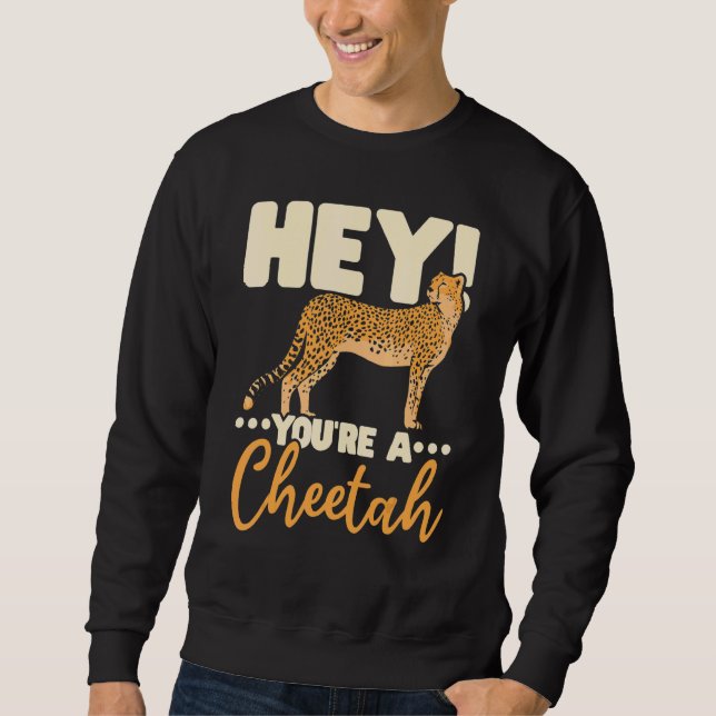 Sudadera Eres un cuidador de animales salvajes de guepardos (Anverso)