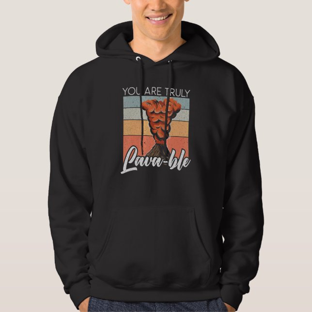 Sudadera Eres Verdaderamente Lavable Lava Earth Science Geo (Anverso)