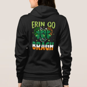 Sudadera -Erin Go Bragh Diseño de trébol del Día de San Pat