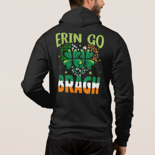 Sudadera -Erin Go Bragh Diseño de trébol del día de San Pat