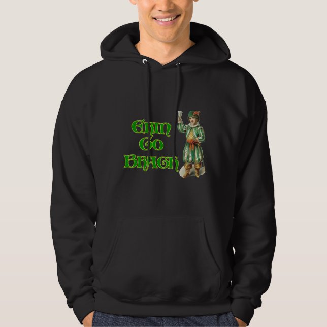 Sudadera Erin Go Braugh Funny Irish Toast Dice (Anverso)