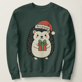 Sudadera Erizo Lindo Feliz Navidad