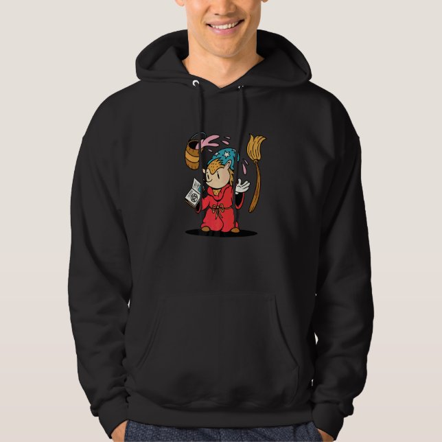 Sudadera Erizo Mago Hechicero (Anverso)