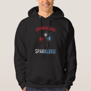 Sudadera Ermahgerd Sperklers 4 De Julio Fuegos Artificiales