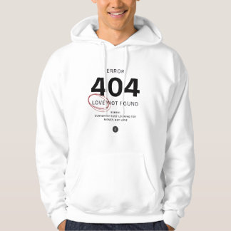 Sudadera Error 404: amor no encontrado | Divertido Desi Min