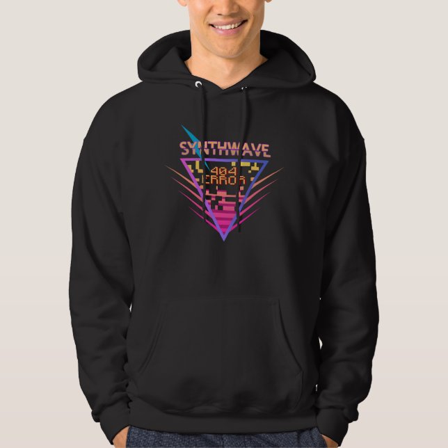 Sudadera Error de onda sintética 404 (Anverso)