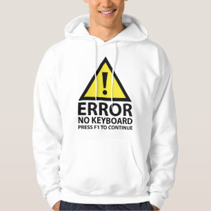 Sudadera Error No Keyboard Presione F1 Para Continuar