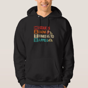 Sudadera Errores De Matemáticas Permiten Que Piense Profeso