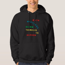 Sudadera Errores matemáticos permiten pensar