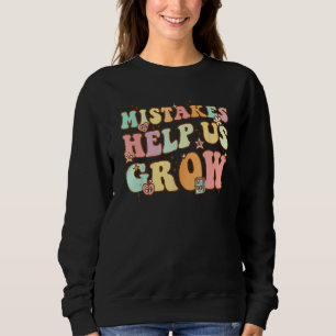 Sudadera Errores Nos Ayudan a Crecer Inspirando a Maestros
