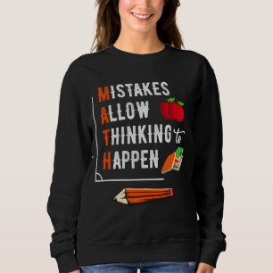 Sudadera Errores Permiten Que El Pensamiento Ocurra Con Ama