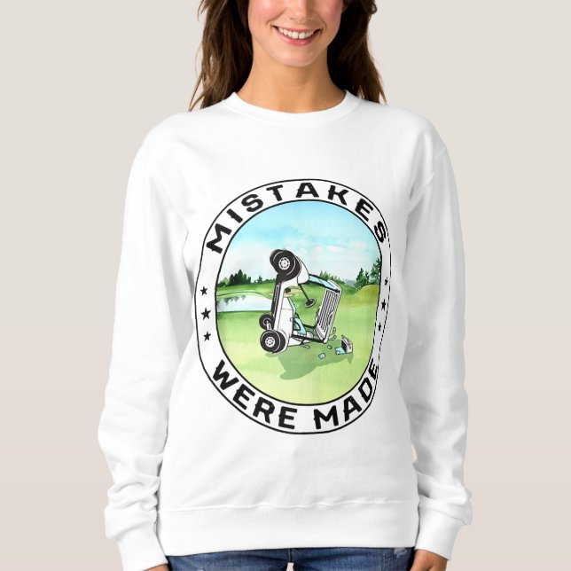 Sudadera Errores Se Hicieron Carros De Golf (Anverso)