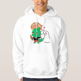 Sudadera Erudito dinosaurio lindo y escritor fantasma