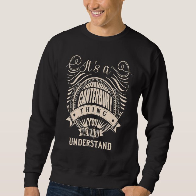 Sudadera Es algo CANTERBURY que no entenderías (Anverso)