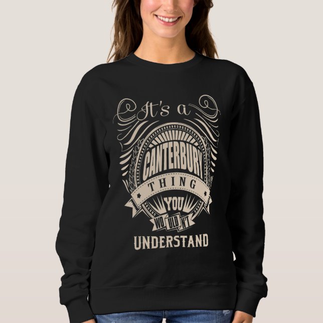 Sudadera Es algo CANTERBURY que no entenderías (Anverso)
