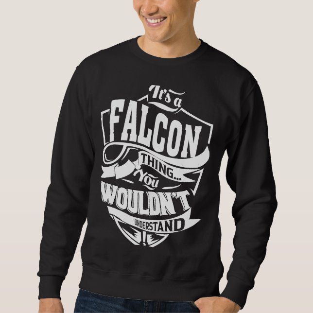 Sudadera Es algo FALCON (Anverso)