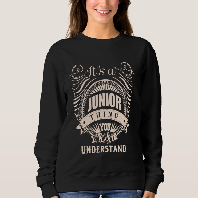 Sudadera Es algo JUNIOR Regalos (Anverso)
