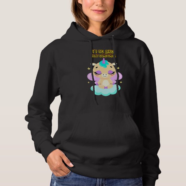 Sudadera Es Como Ese Humor A Veces Divertido. (Anverso)