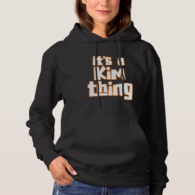 Sudadera Es cosa de Kim (Anverso)