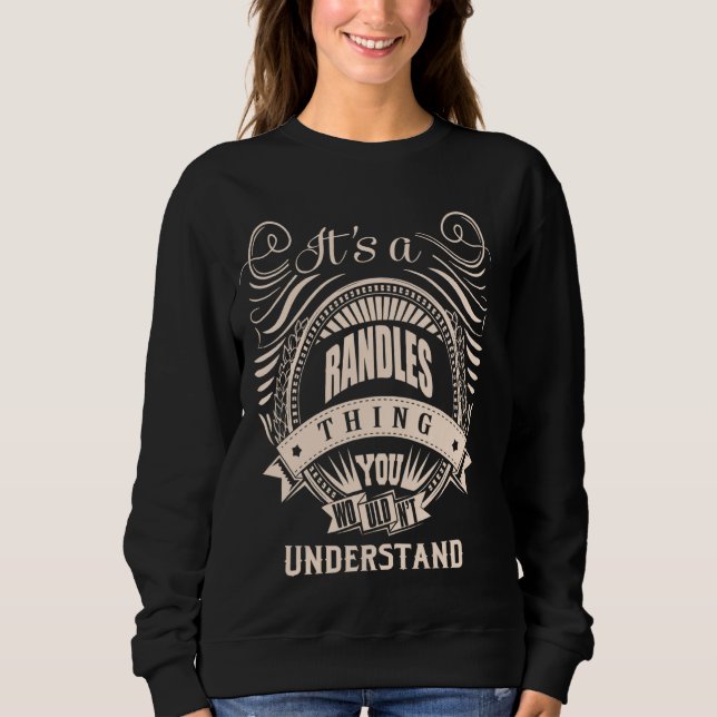 Sudadera Es cosa de RANDLES regalos (Anverso)