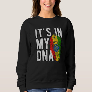 Sudadera Es curioso que esté en mi ADN marca Etiopía huella