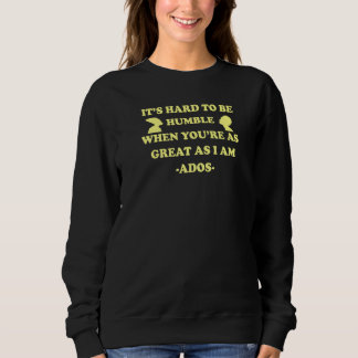 Sudadera Es Difícil Ser Humilde Historia Negra Orgullo Negr