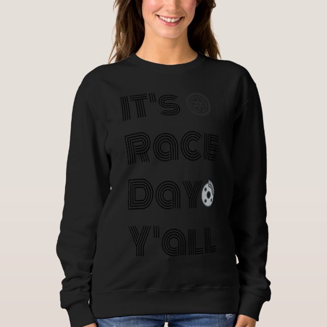 Sudadera Es el Día de la Carreras de autos (Anverso)