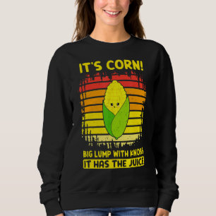 Sudadera Es el maíz un gran trozo con los pechos tiene el j