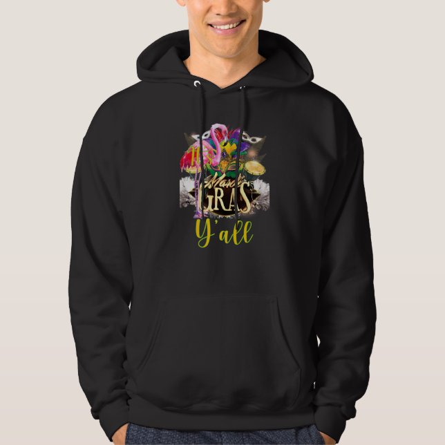 Sudadera Es el Mardi Gras Yall Cute y Gracioso Mardi Gras F (Anverso)