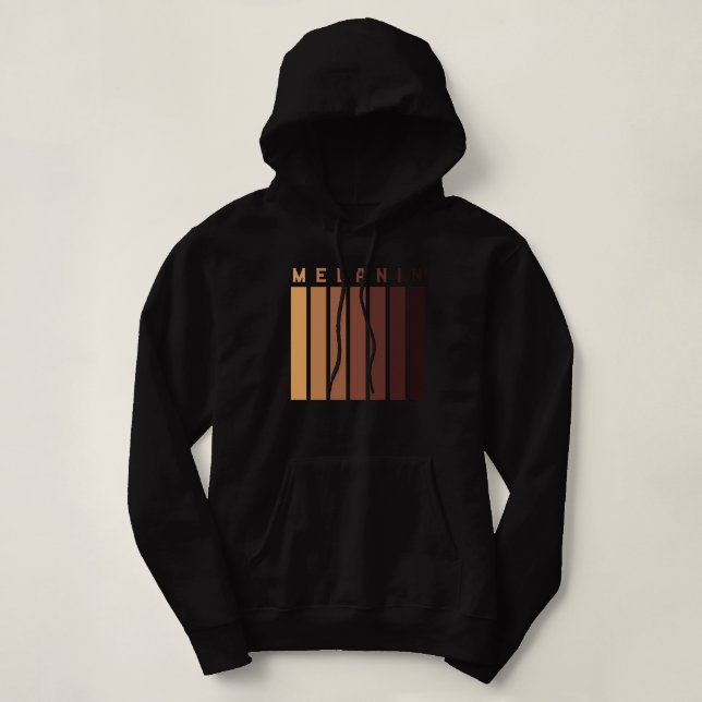 Sudadera Es el Melanin para mí el orgullo de la historia ne (Diseño del anverso)