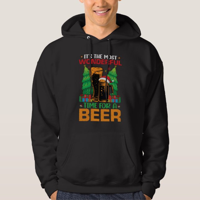 Sudadera Es El Momento Más Maravilloso Para Una Cerveza San (Anverso)