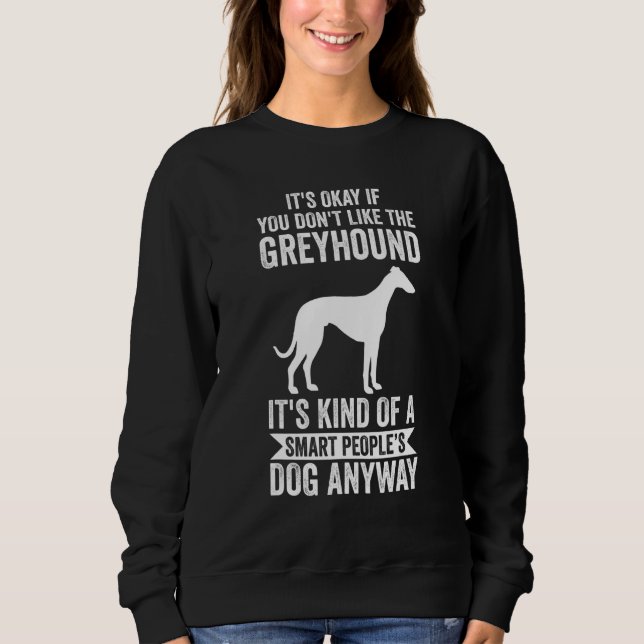 Sudadera Es el perro de la gente inteligente de todos modos (Anverso)