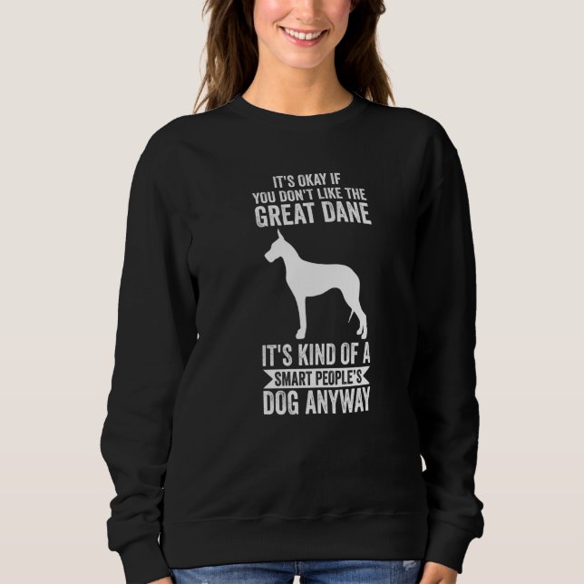 Sudadera Es el perro de una gente inteligente de todos modo (Anverso)