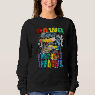 Sudadera Es el último día del Monstruo de tercer grado Din